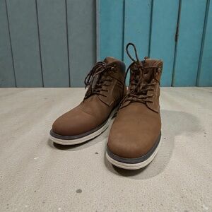 Nunn Bush Luxor Waterproof Chukka Boots Brown Leather Comfort Sole Men’s 10.5 M